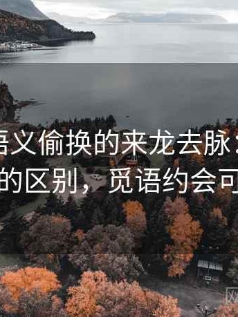 觅圈里语义偷换的来龙去脉：和相近概念的区别，觅语约会可靠吗