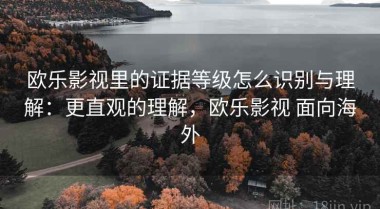 欧乐影视里的证据等级怎么识别与理解：更直观的理解，欧乐影视 面向海外