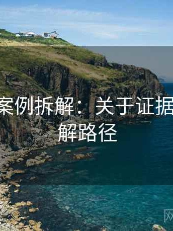 age动漫案例拆解：关于证据等级的理解路径