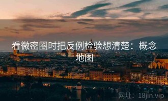 看微密圈时把反例检验想清楚：概念地图