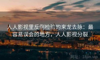 人人影视里反例检验的来龙去脉：最容易误会的地方，人人影视分裂