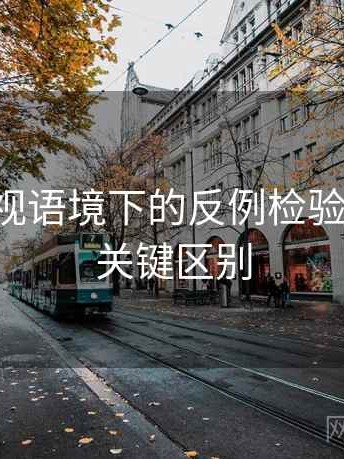 欧乐影视语境下的反例检验是什么：关键区别